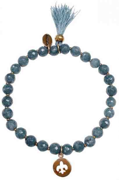CO88 Náramek z modrého achátu 865-180-040014-0000 + 2 měsíce na vrácení zboží