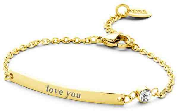 CO88 Ocelový náramek Love You 860-180-090133-0000 + 2 měsíce na vrácení zboží