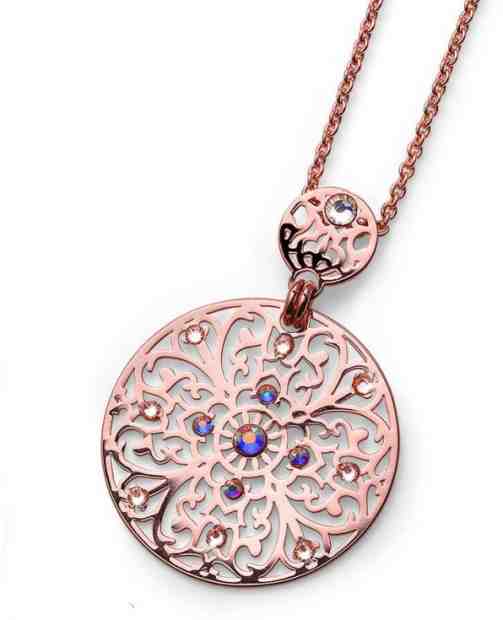 Oliver Weber Náhrdelník s krystaly Orient 11951RG + 2 měsíce na vrácení zboží