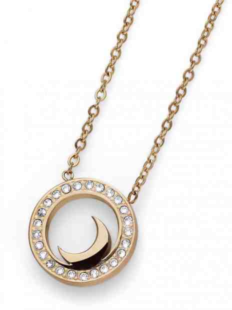 Oliver Weber Pozlacený náhrdelník s krystaly Little Moon 11956G + 2 měsíce na vrácení zboží