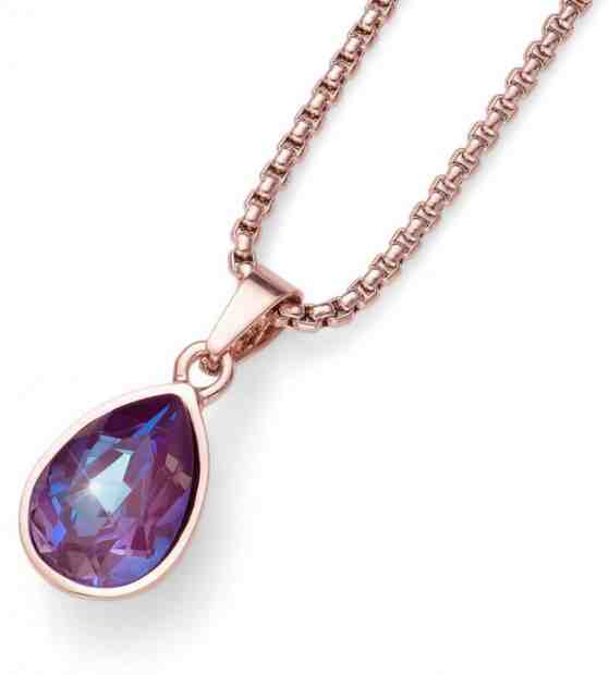 Oliver Weber Náhrdelník s krystalem Delite 11974RG 132 + 2 měsíce na vrácení zboží