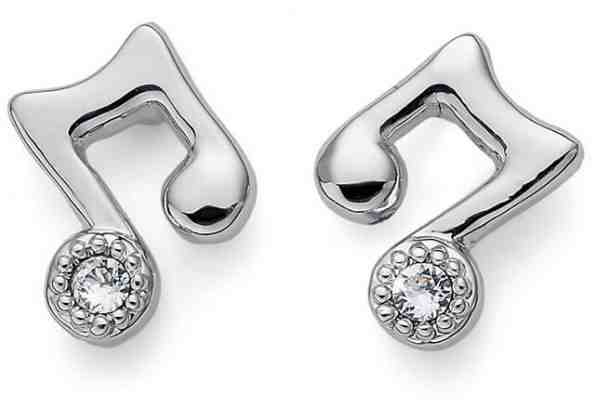 Oliver Weber Třpytivé náušnice Music Double 22771 + 2 měsíce na vrácení zboží