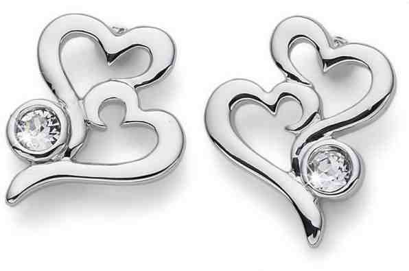 Oliver Weber Třpytivé náušnice s krystaly Sweet Love 22776 + 2 měsíce na vrácení zboží