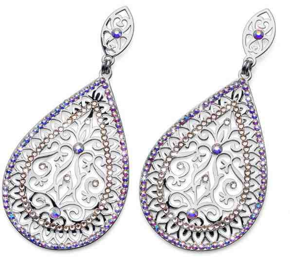 Oliver Weber Třpytivé náušnice s krystaly Mystery 22778 + 2 měsíce na vrácení zboží