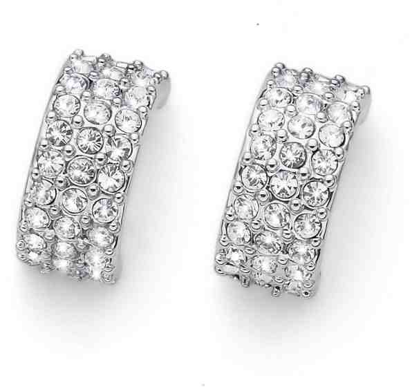 Oliver Weber Třpytivé náušnice s krystaly Sail 22781R + 2 měsíce na vrácení zboží