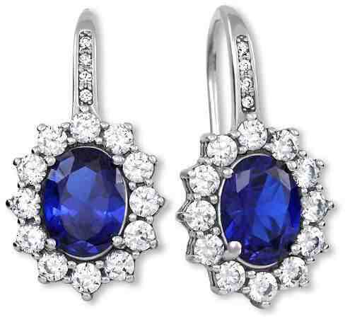 Brilio Silver Překrásné náušnice princezny Kate Middleton 436 001 00478 04 + 2 měsíce na vrácení zboží