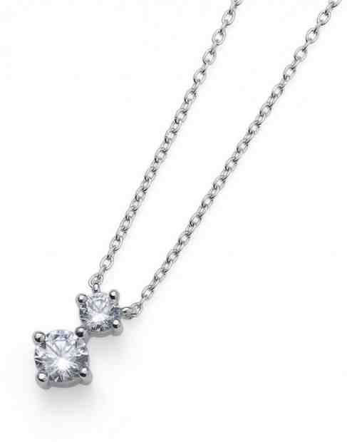 Oliver Weber Stříbrný náhrdelník s krystaly Newy 61144 (řetízek, přívěsek) + 2 měsíce na vrácení zboží