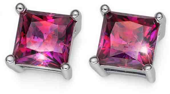 Oliver Weber Stříbrné náušnice s krystalem Catch 62083 RED + 2 měsíce na vrácení zboží