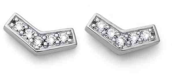 Oliver Weber Stříbrné náušnice s krystaly Bend 62086 + 2 měsíce na vrácení zboží