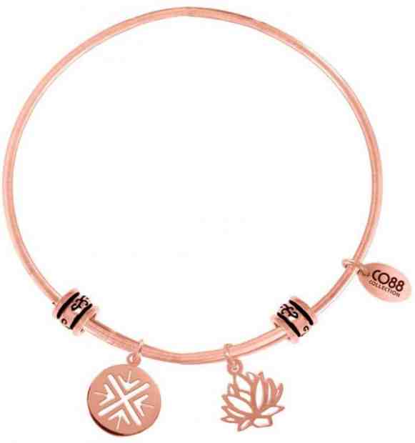 CO88 Ocelový náramek s lotosovým květem 860-180-025010-0000 + 2 měsíce na vrácení zboží