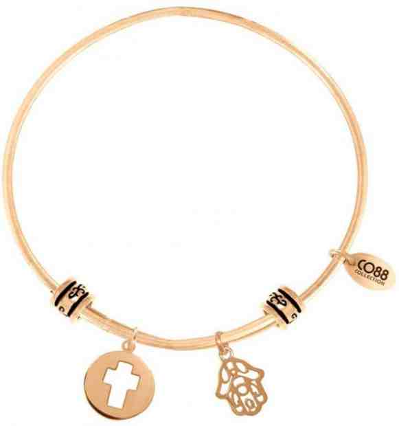 CO88 Ocelový náramek s přívěsky 860-180-025005-0000 + 2 měsíce na vrácení zboží