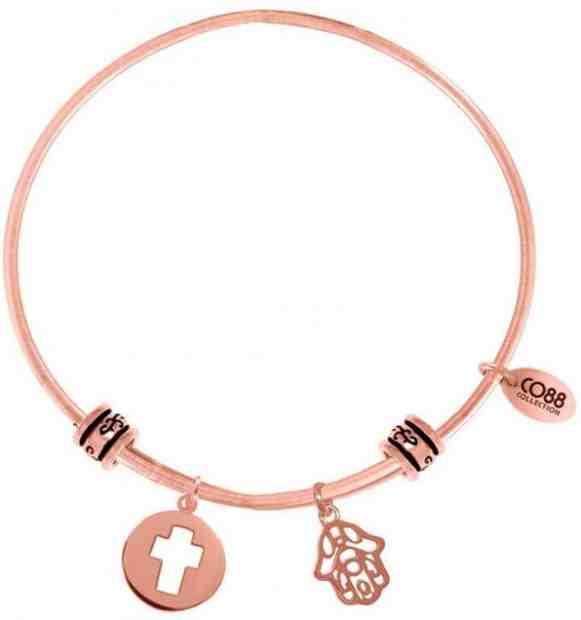 CO88 Ocelový náramek s přívěsky 860-180-025009-0000 + 2 měsíce na vrácení zboží