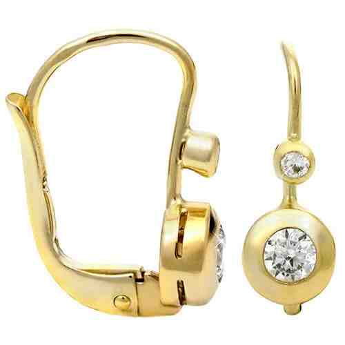 Brilio Zlaté náušnice s krystaly 239 001 00060 + 2 měsíce na vrácení zboží