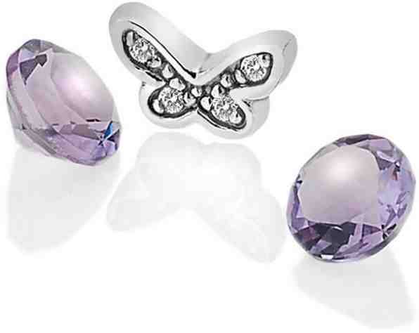 Hot Diamonds Element motýl s ametysty Anais AC112 + 2 měsíce na vrácení zboží