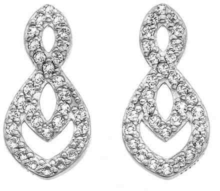 Hot Diamonds Třpytivé náušnice s pravým diamantem Lily DE609 + 2 měsíce na vrácení zboží