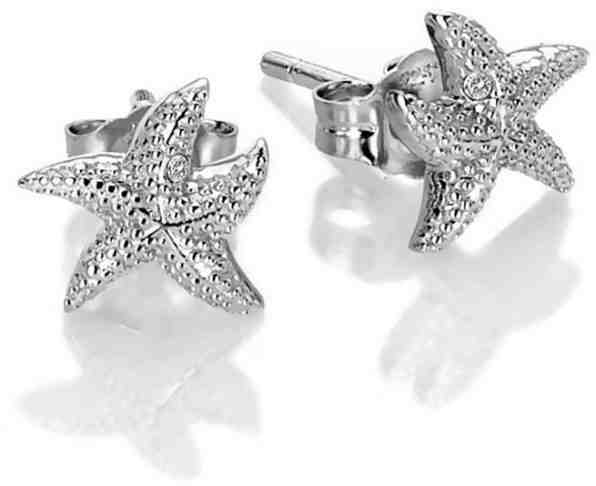 Hot Diamonds Stříbrné náušnice s pravými diamanty Daisy DE604 + 2 měsíce na vrácení zboží