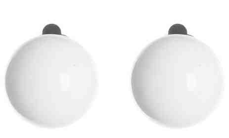 #ballsmania Originální náušnice O154 11-4800 Bianco + 2 měsíce na vrácení zboží