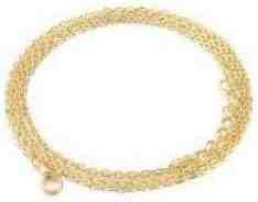 MUMMY BELL Pozlacený krátký řetízek 76 cm R2Z76 + 2 měsíce na vrácení zboží