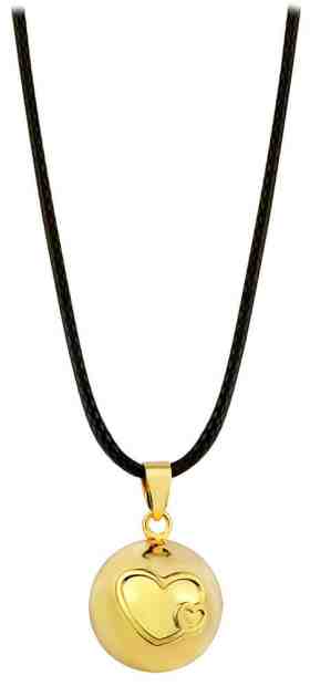 MUMMY BELL Pozlacený náhrdelník Rolnička srdíčka BZ20 + 2 měsíce na vrácení zboží