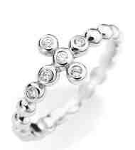 Amen Originální stříbrný prsten se zirkony Rosary ABOBB 52 mm + 2 měsíce na vrácení zboží