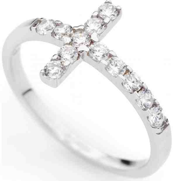 Amen Originální stříbrný prsten se zirkony Rosary ACOBB 50 mm + 2 měsíce na vrácení zboží