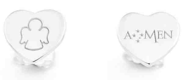 Amen Originální stříbrné náušnice Angels OTI1 + 2 měsíce na vrácení zboží