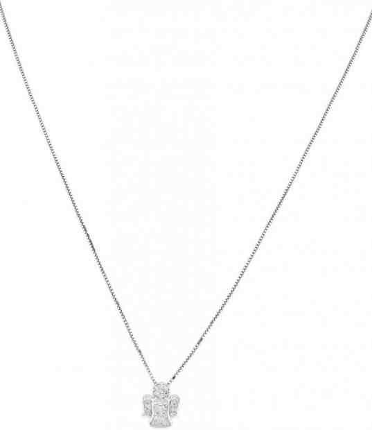 Amen Originální stříbrný náhrdelník se zirkony Angels CLPA + 2 měsíce na vrácení zboží