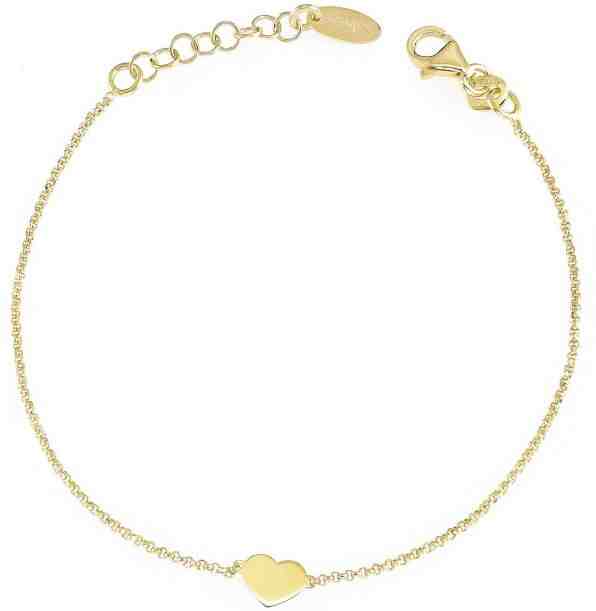 Amen Pozlacený stříbrný náramek Pray, Love BRHG3 + 2 měsíce na vrácení zboží