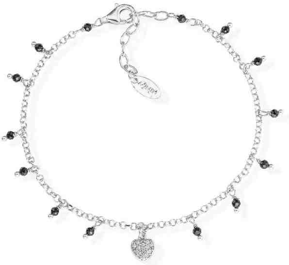 Amen Originální stříbrný náramek s krystaly a zirkony Romance BRCBNZ + 2 měsíce na vrácení zboží