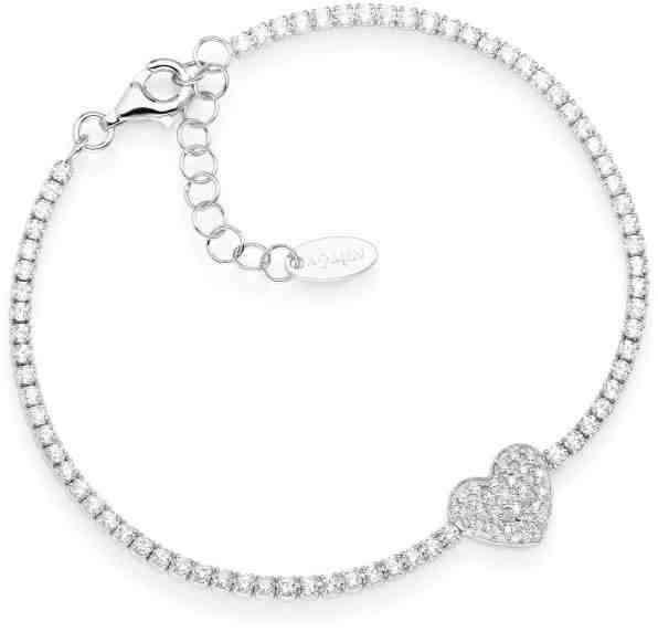 Amen Originální stříbrný náramek se zirkony Tennis TCUOB + 2 měsíce na vrácení zboží