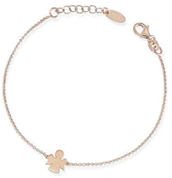 Amen Růžově pozlacený stříbrný náramek Angels BRAR3 + 2 měsíce na vrácení zboží