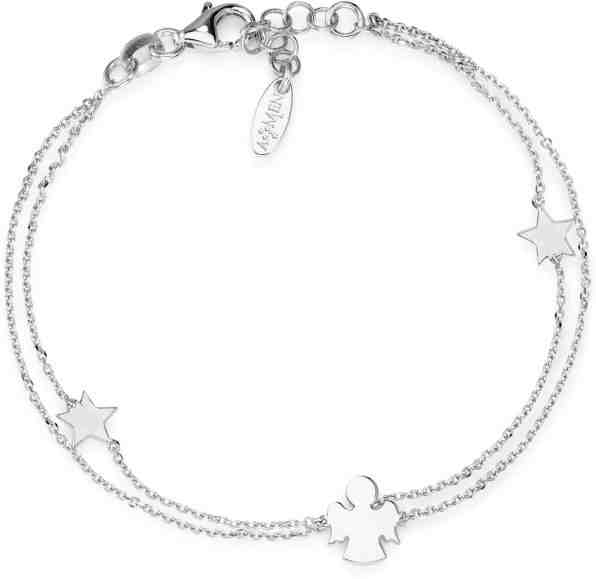 Amen Dvojitý stříbrný náramek Romance BRASB + 2 měsíce na vrácení zboží