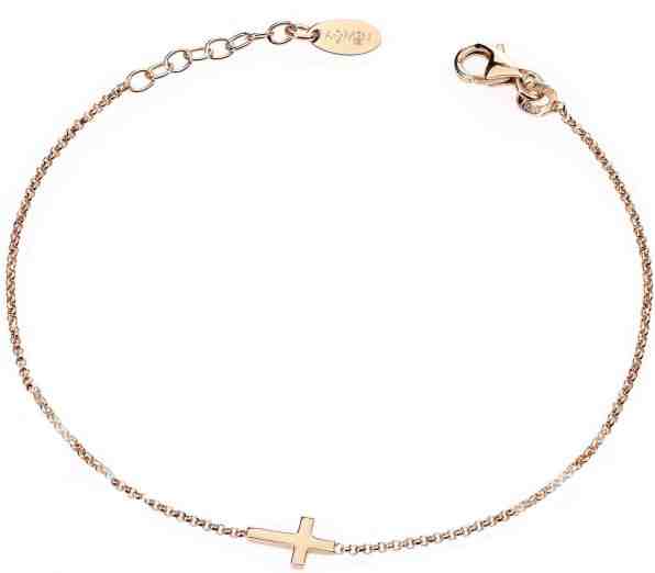 Amen Růžově pozlacený stříbrný náramek Pray, Love BRCR + 2 měsíce na vrácení zboží