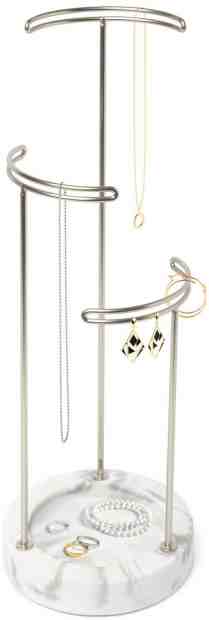 Umbra Stojan na šperky TESORA bílý mramor 299471491/S + 2 měsíce na vrácení zboží