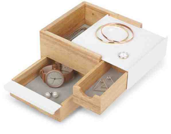 Umbra Šperkovnice STOWIT mini bílá/přírodní 1005314390 + 2 měsíce na vrácení zboží