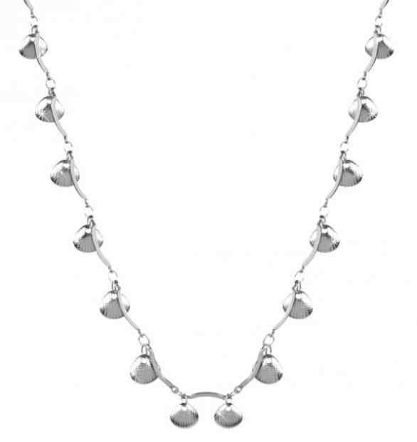 Troli Mušličkový náhrdelník z oceli + 2 měsíce na vrácení zboží