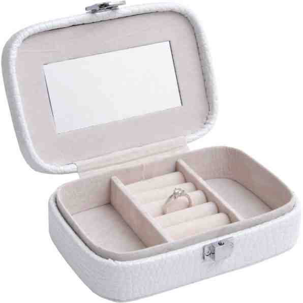 JK Box Bílá šperkovnice SP-954/A1 + 2 měsíce na vrácení zboží