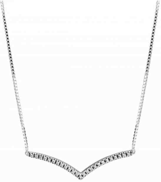 Pandora Stříbrný náhrdelník s kamínky 397802CZ-45 + 2 měsíce na vrácení zboží