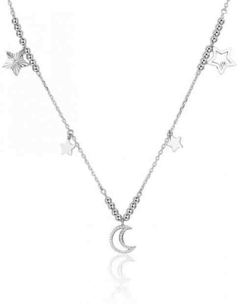 Brosway Roztomilý náhrdelník s přívěsky Chant BAH07 + 2 měsíce na vrácení zboží