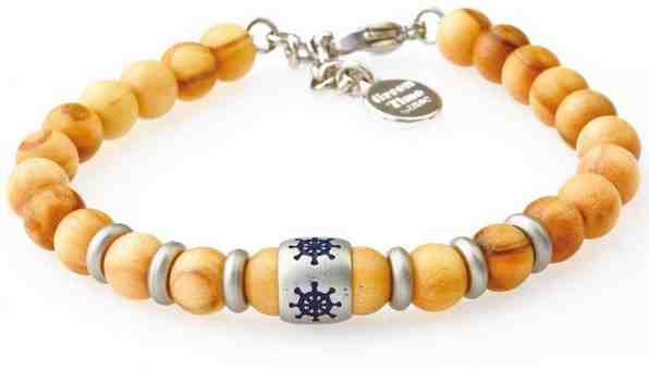 Green Time Cestovatelský náramek z dřevěných korálků ZWB214B + 2 měsíce na vrácení zboží