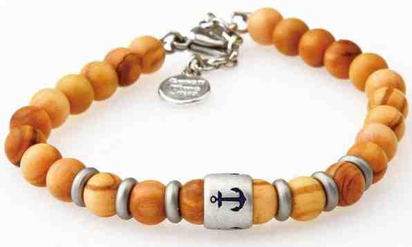 Green Time Cestovatelský náramek z dřevěných korálků ZWB214C + 2 měsíce na vrácení zboží