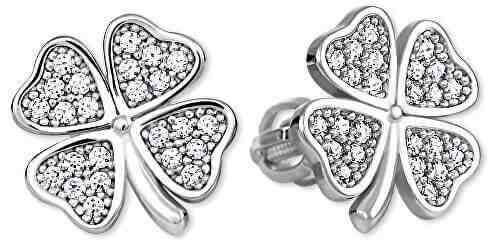 Brilio Silver Kouzelné náušnice se čtyřlístky 436 001 00495 04 + 2 měsíce na vrácení zboží