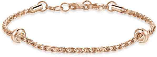 Brosway Růžově pozlacený ocelový náramek na přívěsky Très Jolie BBR5 19,5 cm + 2 měsíce na vrácení zboží