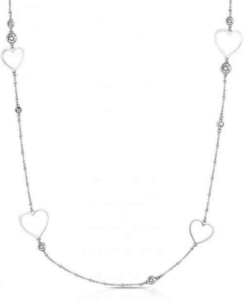 Brosway Srdíčkový ocelový náhrdelník Sight BGH03 + 2 měsíce na vrácení zboží