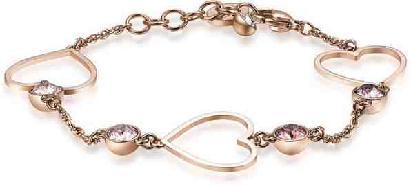 Brosway Srdíčkový ocelový náramek Sight BGH12 + 2 měsíce na vrácení zboží