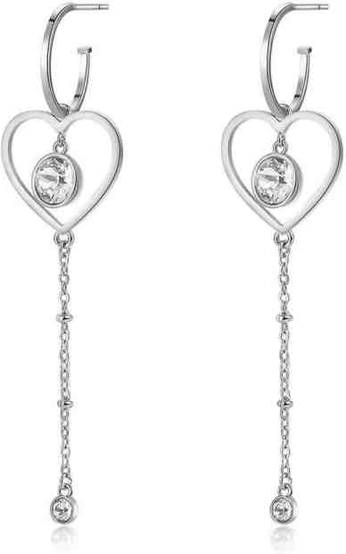 Brosway Srdíčkové ocelové náušnice Sight BGH21 + 2 měsíce na vrácení zboží