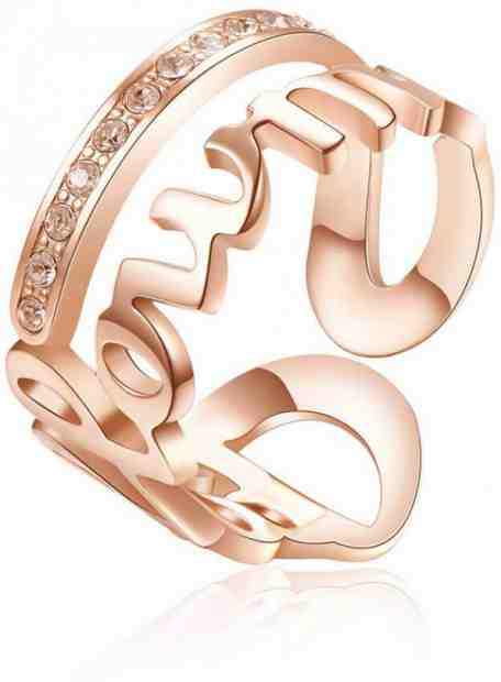 Brosway Ocelový prsten Follow Me Script BRP34 50 mm + 2 měsíce na vrácení zboží