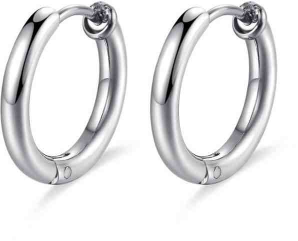 S`Agapõ Ocelové kruhové náušnice Happy Ears SHEA01 + 2 měsíce na vrácení zboží