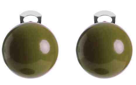 #ballsmania Originální náušnice O154 18-0316 Verde Oliva + 2 měsíce na vrácení zboží