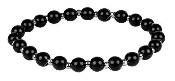 Troli Korálkový náramek z onyxu 20 cm + 2 měsíce na vrácení zboží